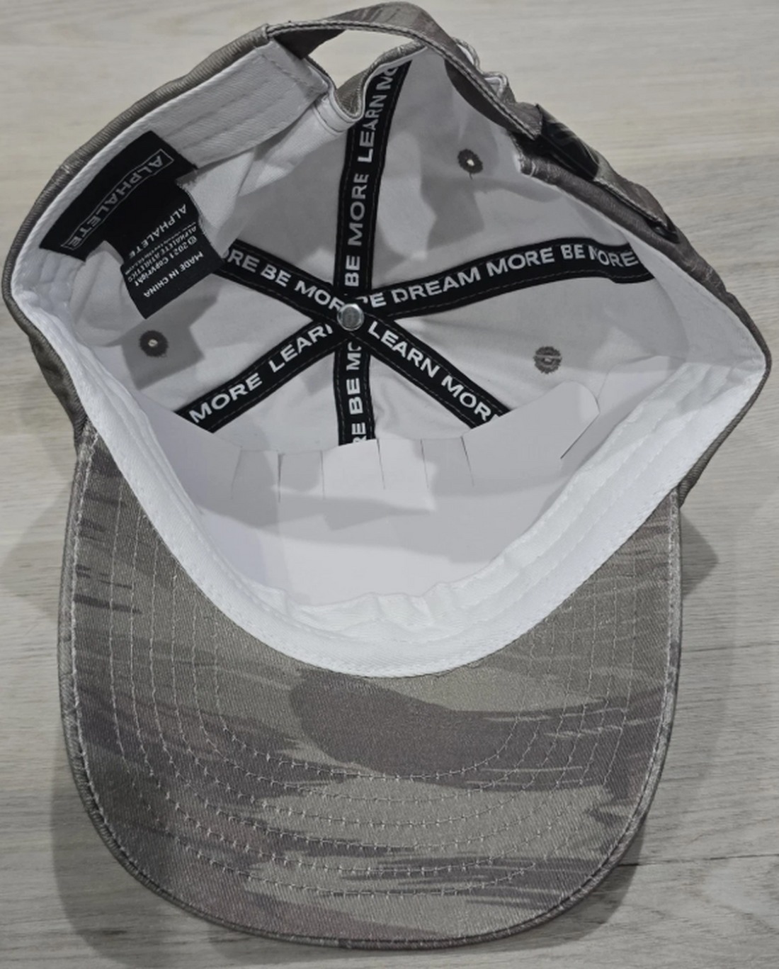 New Alphalete Dad Hat Olive Camo One Size Adjustable