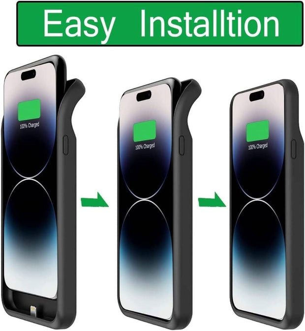 Battery Case for iPhone 14 Pro Max Rechargeable Portable Charging 6.7 inch