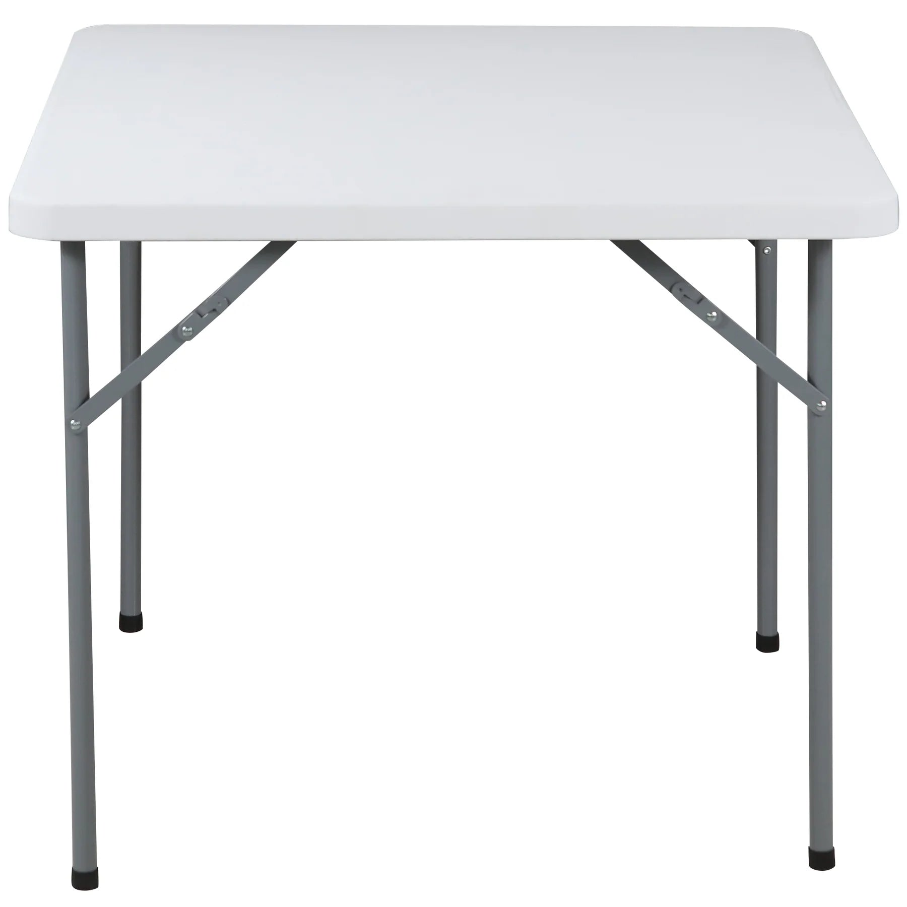 Iceberg IndestrucTable Classic Folding Table, Square, Platinum Granite, 34" L x 34" W x 29" H