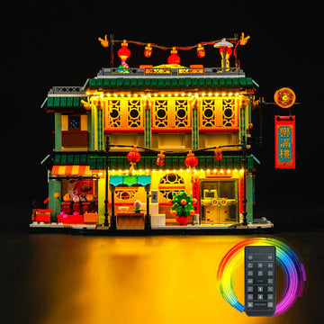 BrickBling Light Kit for LEGO Family Reunion Celebration 80113 Classic Version