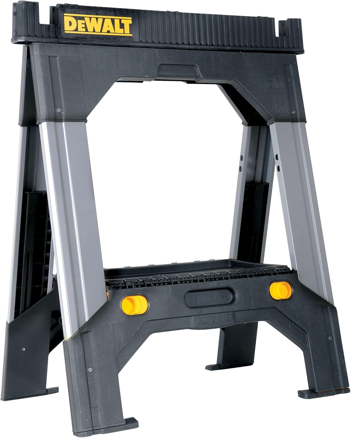 Dewalt DWST11031 Adjustable Metal Legs Sawhorse,Black