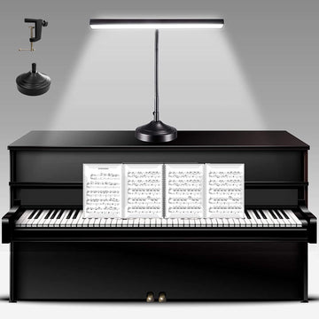 NovoLido Piano Desk Lamp, 2-in-1 LED Piano Light for Upright Digital Grand Piano