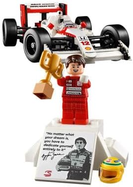 LEGO Icons McLaren MP4/4 & Ayrton Senna Minifigure Model Car Kit 18+ (10330)