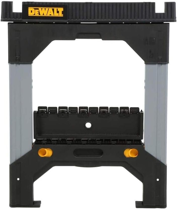 Dewalt DWST11031 Adjustable Metal Legs Sawhorse,Black