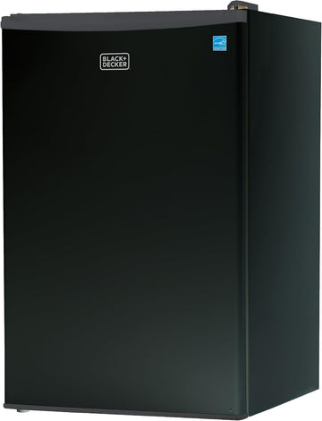 Black+Decker BCRK43 Compact Refrigerator Energy Star Single Door Mini Fridge with Freezer, 4.3 Cubic Ft