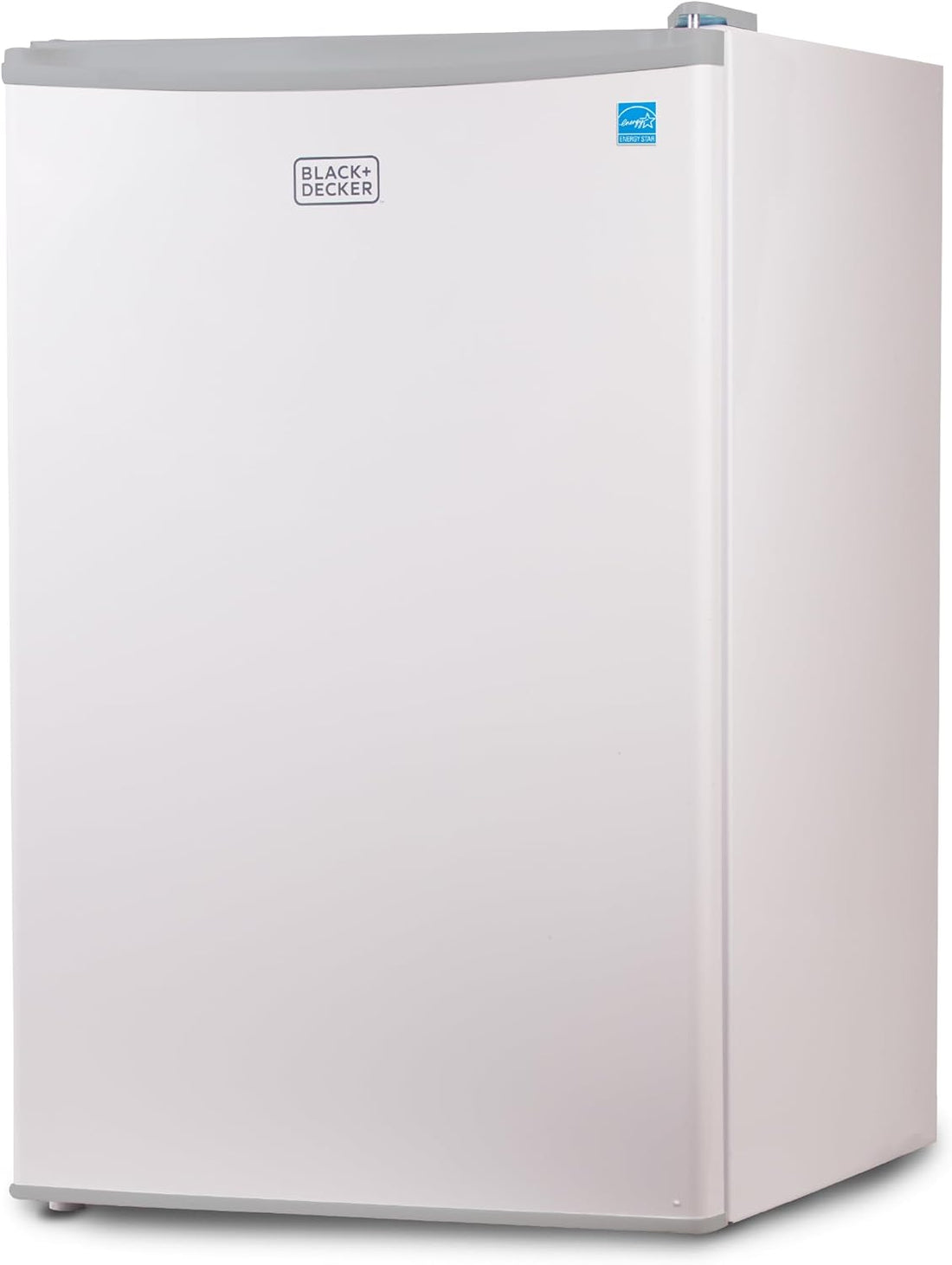 Black+Decker BCRK43 Compact Refrigerator Energy Star Single Door Mini Fridge with Freezer, 4.3 Cubic Ft