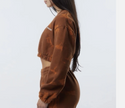New ALPHALETE Women’s Washed Oversized Sweater- Penny  Size XXL (240407)