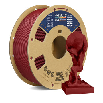 OVERTURE  PLA Professional Filament 1.75mm 1 kg spool (2.2lbs) -Wine Box of 10