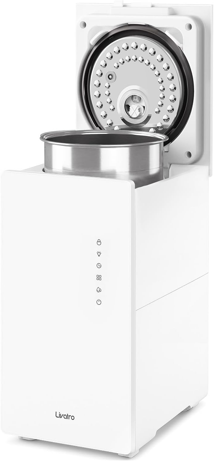 DEMO Livatro 6L Stainless Steel Warm Mist Humidifier, White