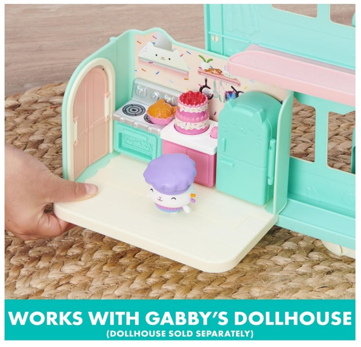 Gabby’s Dollhouse, Bakey with Cakey Kitchen with Figure and 3 Accessories