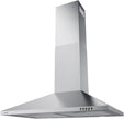 NEW Hermitlux 30 Inch Wall Mount Range Hood, Stainless Steel Kitchen Vent Hoods HMX-USD24Y75AC