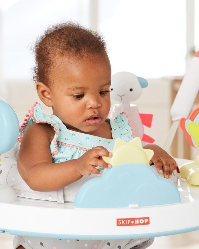 Skip Hop Baby Silver Lining Cloud Play  Fold Activity Center Jumper, 4M+