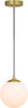 NEW XiNBEi Lighting Globe 8'' Pendant Light, Mid Century Satin Brass-XB-P1211-SB