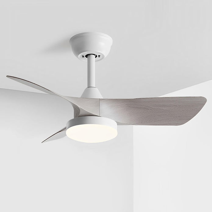 NEW Indoor 30in Ceiling Fans with Lights and Remote 3 ABS Blades -CFL-006C3