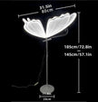 OPEN BOX Wedding Butterfly Decorations Set of 2, Led Butterfly Floor Lamp, White