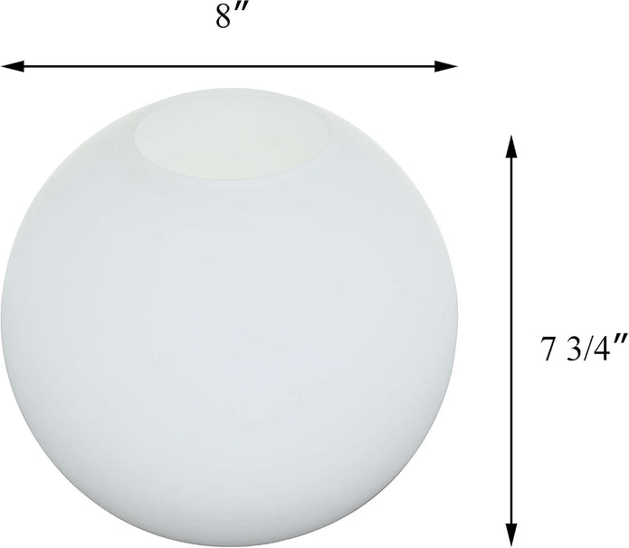 NEW XiNBEi Lighting Globe 8'' Pendant Light, Mid Century Satin Brass-XB-P1211-SB