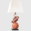 HERBESTBAY Kids Table Lamp, 14 Inch Sports Design, Football & Basketball, Includes LED Bulb
