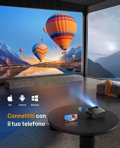 Mini Projector W13-M For Iphone, Elephas  Wifi Movie Projector