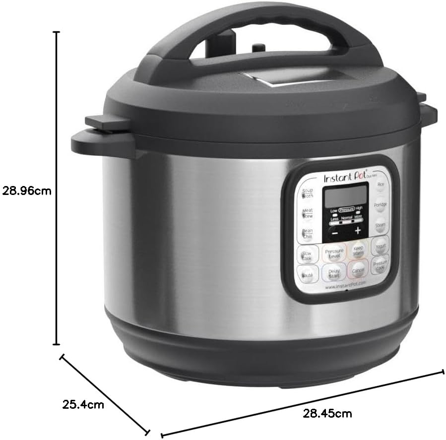 OPEN BOX/NEW Instant Pot Duo 7-in-1 Electric Pressure Cooker, Slow Cooker, Rice Cooker, Steamer, Saute, Yogurt Maker, Warmer & Sterilizer, Includes Free App with over 1900 Recipes, Stainless Steel, 3 Quart