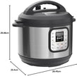OPEN BOX/NEW Instant Pot Duo 7-in-1 Electric Pressure Cooker, Slow Cooker, Rice Cooker, Steamer, Saute, Yogurt Maker, Warmer & Sterilizer, Includes Free App with over 1900 Recipes, Stainless Steel, 3 Quart