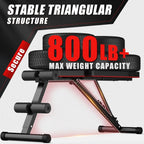 Yagud Weight Bench, Adjustable Workout Benches for Home Gym Dumbbell Exercise