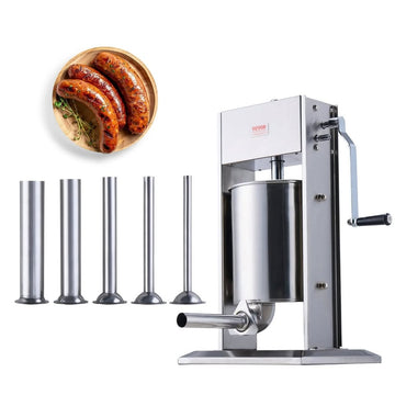 VEVOR Manual Sausage Stuffer 10 L Vertical Sausage Machine