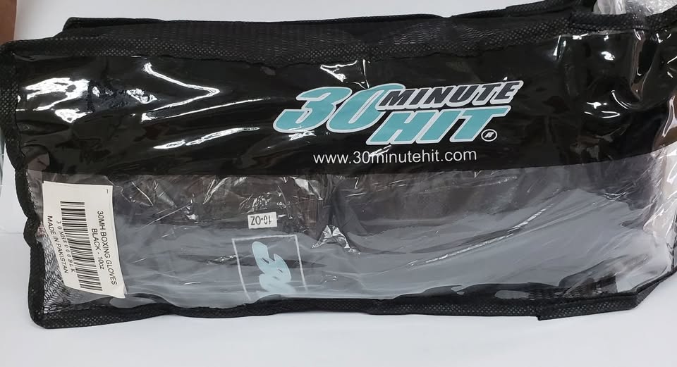 30 Minute Hit 10oz Leather Boxing Gloves ,Fitness