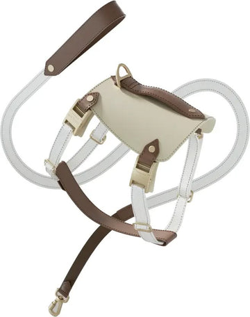 VOOCOO Saddle Pet Harness Leash Set Comfort For Dog Lightweight Reflective Oat L