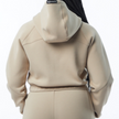NEW Alphalete Women's ELMTS Crop Full-Zip Jacket – TAN Size XS (266251)
