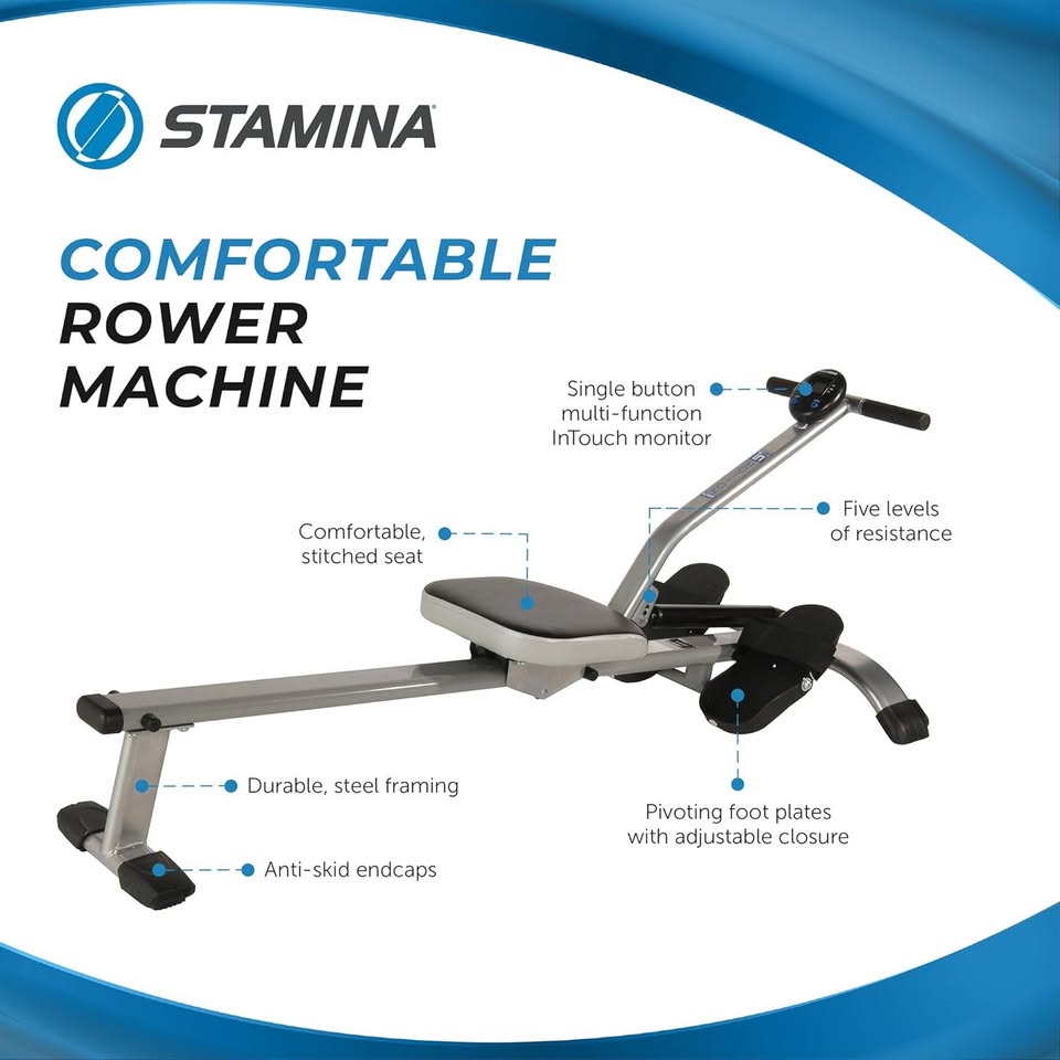 Stamina Row Stamina Products 35-0123-in Motion Rower