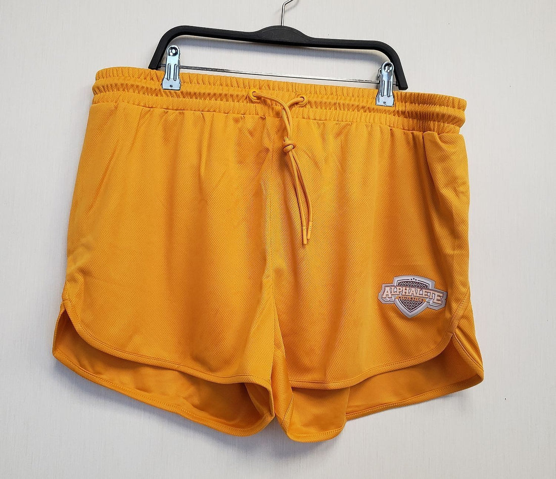 NEW Alphalete Women's Varsity Short Marigold (042558) Size XXXL DA6a/20