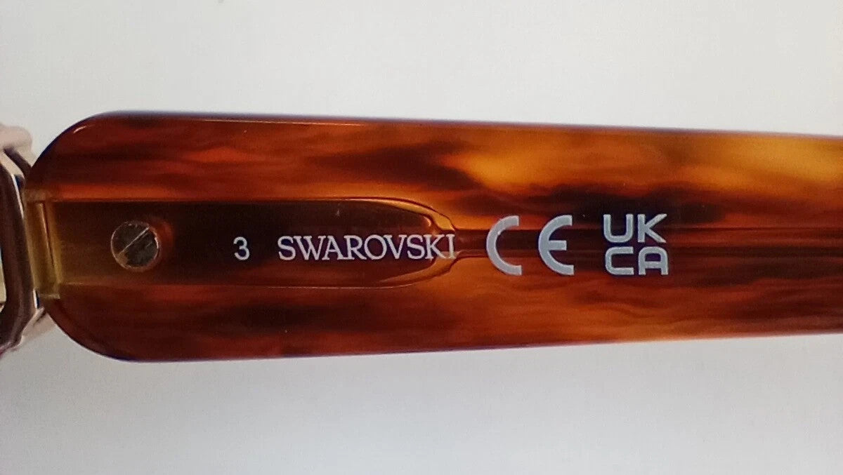 NEW Swarovski SK351 52E Havana Brown Women Sunglasses 56-14-140 /CH58