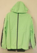 NEW ALPHALETE MEN'S  TECH WINDBREAKER - ATORI GREEN - SIZE - L/RG27/125