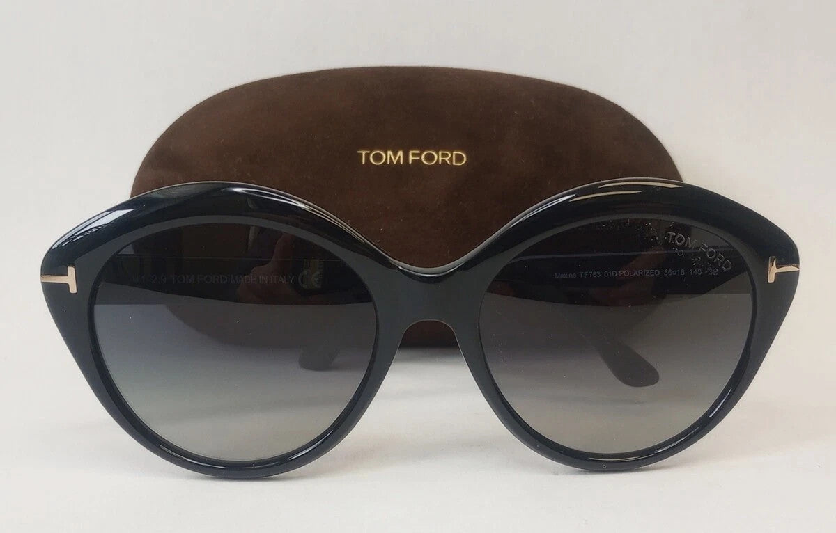 NEW Tom Ford TF763 Maxine LUXURY CAT EYE Woman Sunglasses 56-18-140 /CH30