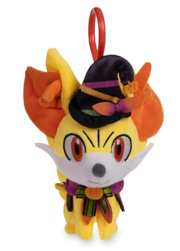 NEW POKEMON CENTER Fennekin Pokémon Spooky Festival Plush Key Chain /G11a1