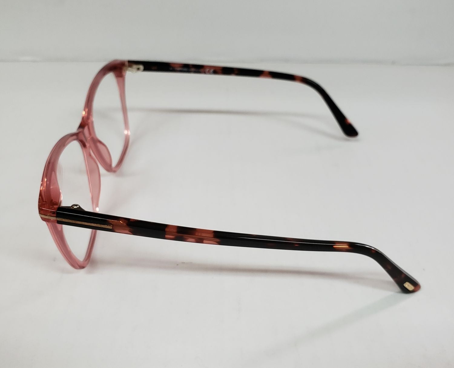 TOM FORD TF 5762 B 074 TRANSPARENT PINK AUTHENTIC EYEGLASSES FRAMES DD8a/22