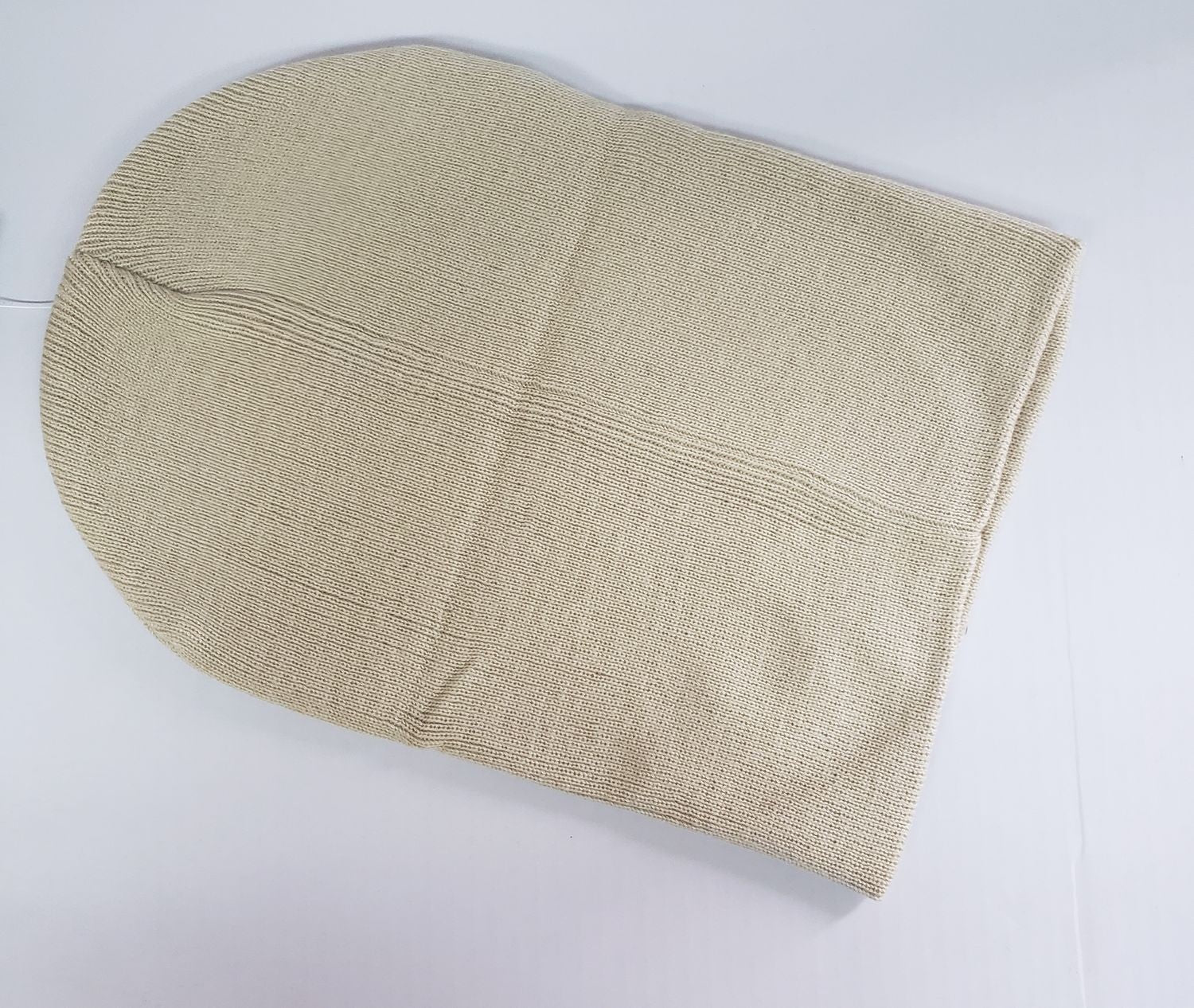 NEW Alphalete Essential Foldover Beanie String -Beige G13a/22