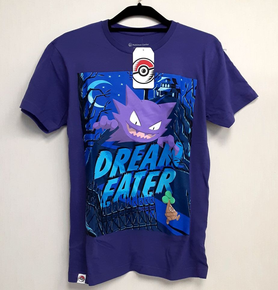 Pokemon center Haunter Cinema Scares "Dream Eater"  T-Shirt S Adult RG17/220