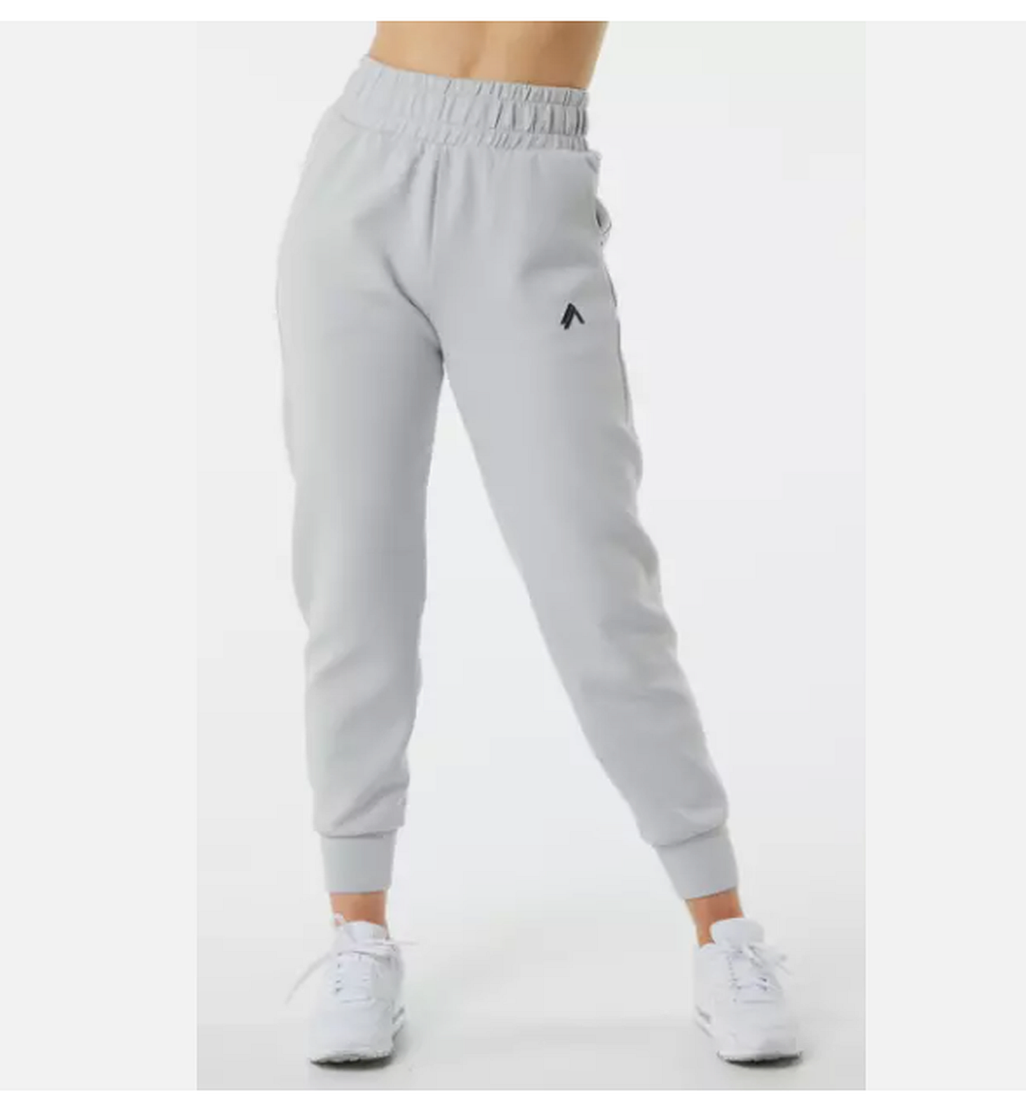 NEW Alphalete Women’s ELMTS Relaxed Cuffed Jogger Pants Cream Size XS DAa130