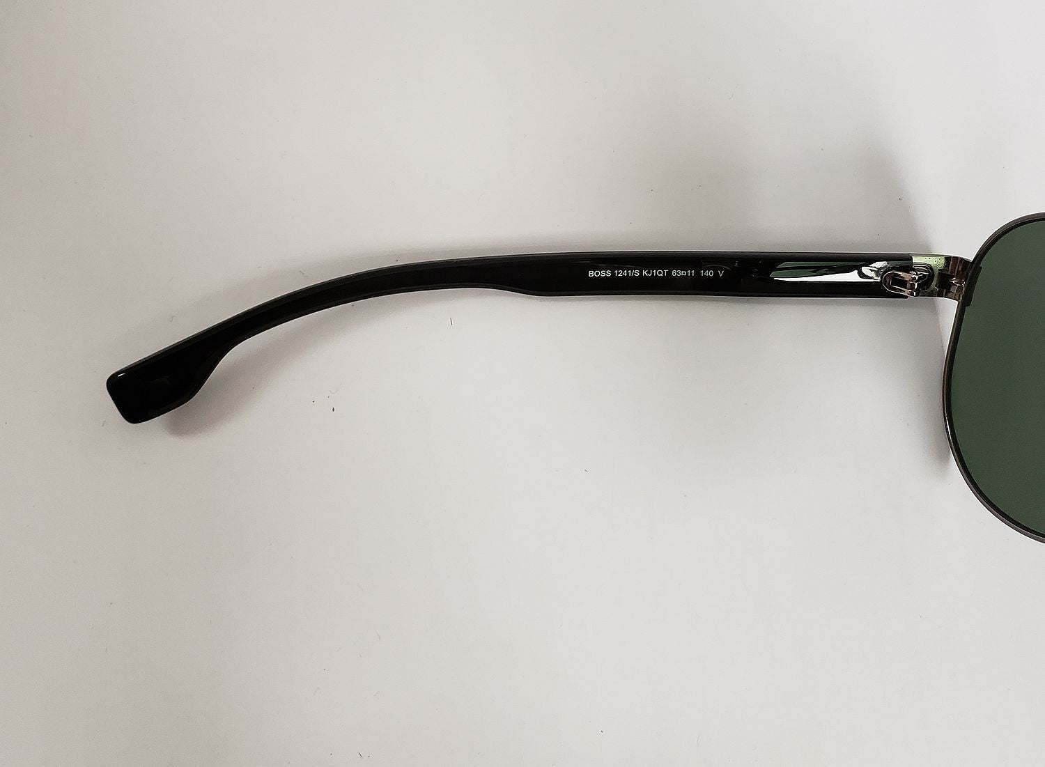 NEW Hugo Boss 1241/S KJ1QT Black Dark Ruthenium Sunglasses G5A/28