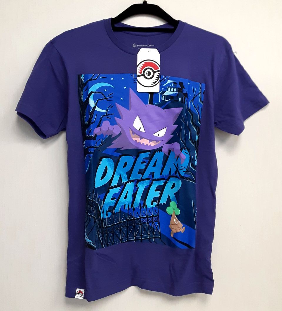 Pokemon center Haunter Cinema Scares "Dream Eater"  T-Shirt S Adult RG17/223