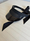 Authentic Dior Eyewear VeryDior V1U Bow-Detailed Visors Black/Grey Made in Italy0