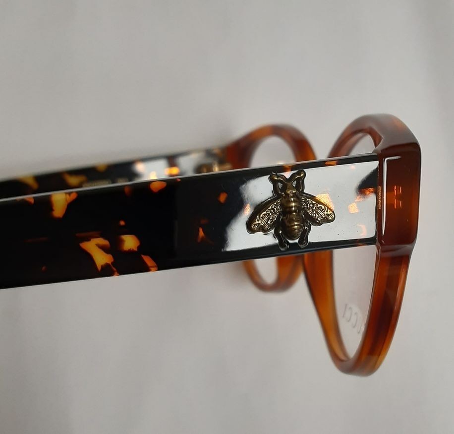 AUTHENTIC Gucci GG0099O 003 Havana Women Eyewear Optical 50-18 Italy / G142