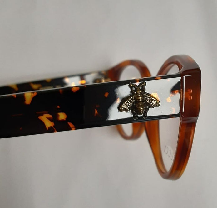 AUTHENTIC Gucci GG0099O 003 Havana Women Eyewear Optical 50-18 Italy / G142