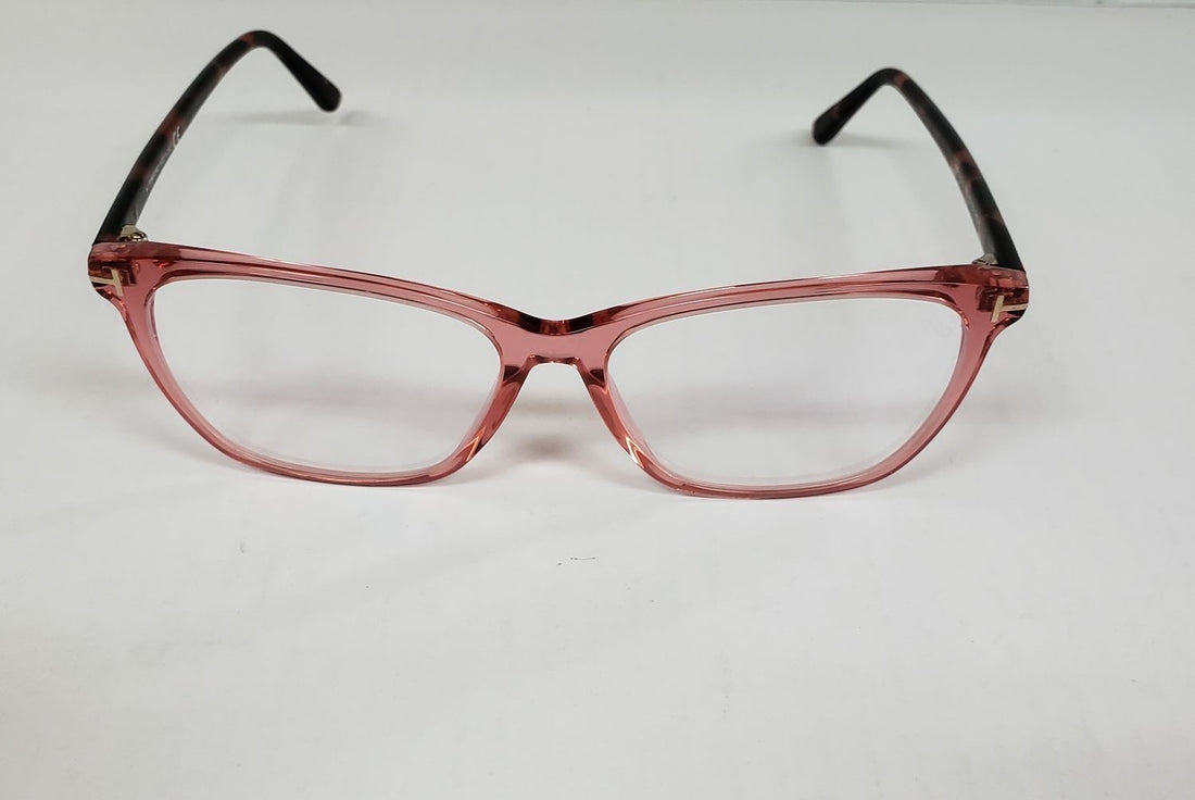 TOM FORD TF 5762 B 074 TRANSPARENT PINK AUTHENTIC EYEGLASSES FRAMES DD8a/20