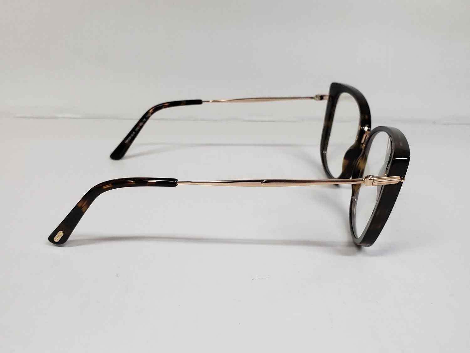 New Tom Ford TF 5816-B 052 Gold Havana Brown Eyeglasses Frame DA14a/25