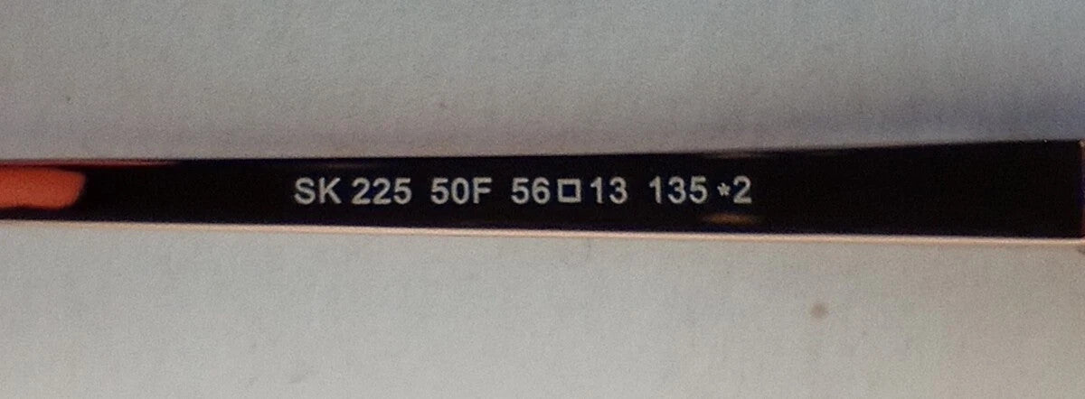 NEW Swarovski SK225 Sunglasses Gold Frame Gradient Pink Lenses 56-13-135/CH47