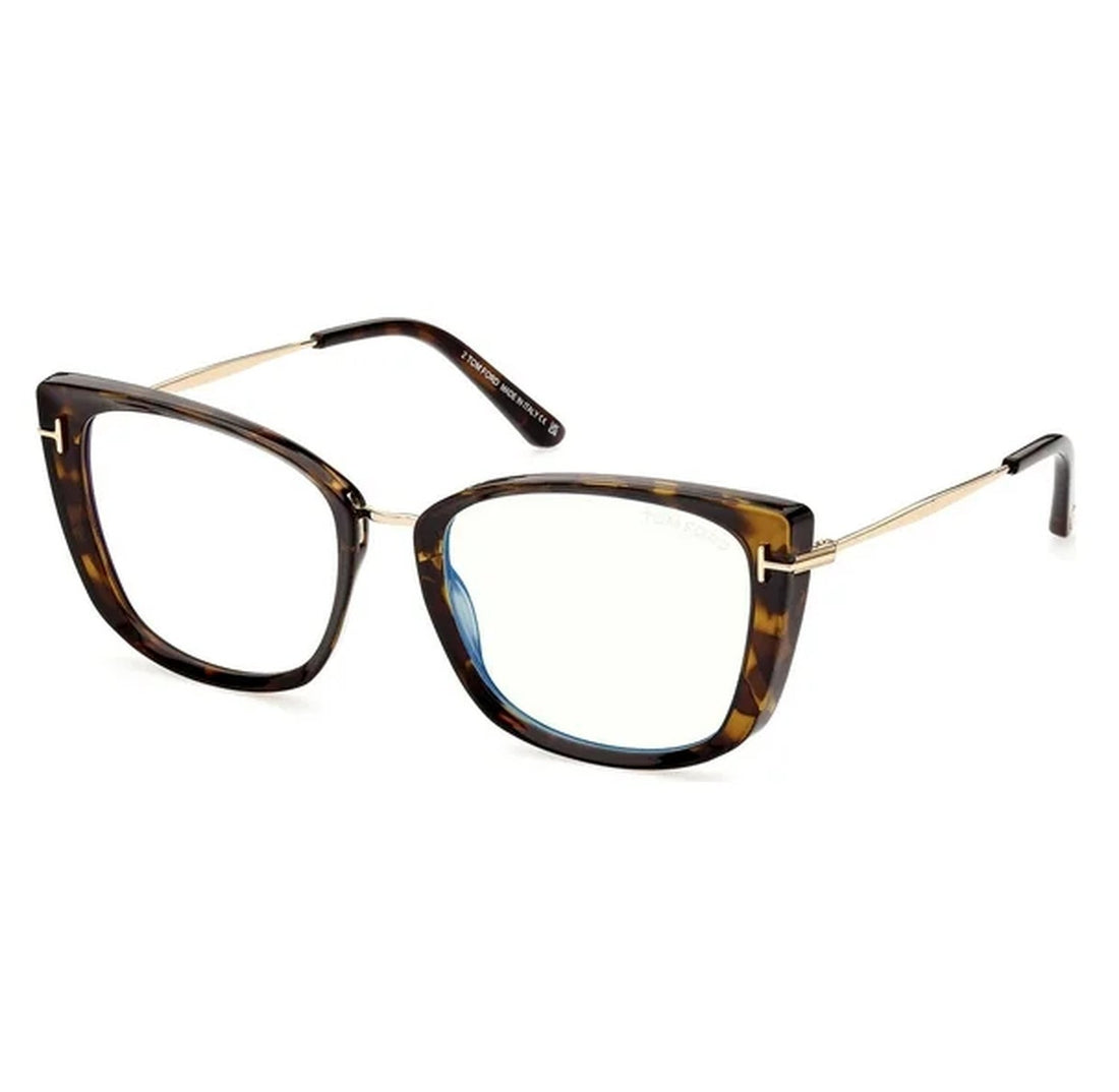 New Tom Ford TF 5816-B 052 Gold Havana Brown Eyeglasses Frame DA14a/20