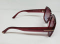 NEW TOM FORD TF 1082 66Y TRANSPARENT BORDEAUX AUTHENTIC SUNGLASSES DD6A/23