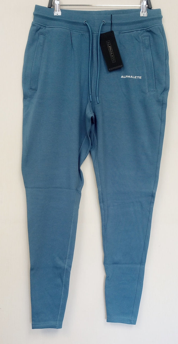 NEW ALPHALETE Women's Medium Essential Core Jogger (Denim Blue) size XL /RG7/122